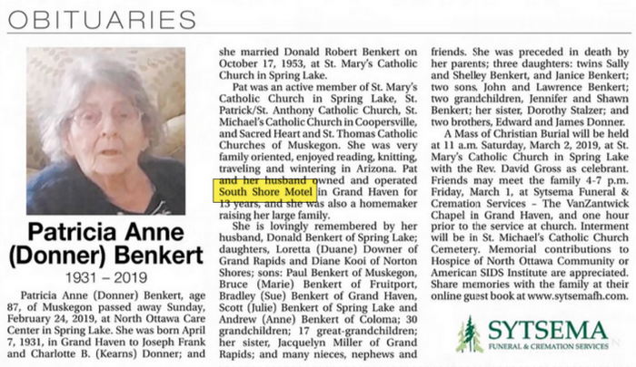 South Shore Motel - Feb 27 2019 Article